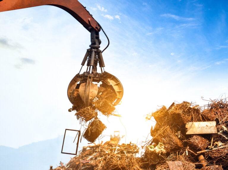 crane grab scrap